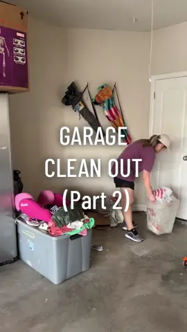 ✨Garage clean out: Part 2✨ This corner was my dedicated “doom pile”😅  Stay tuned and follow along for part 3! 👀 #garage #CleanTok #organize #garagecleanout #part2 #MomsofTikTok #declutter #getitdone #motivation #realisticmomlife 