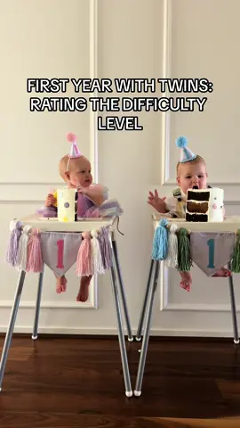 We survived the first year with twins! Was your experience similar? I’d love to know.  #twins #twinmom #twinmumlife #firsttimemum #fyp 