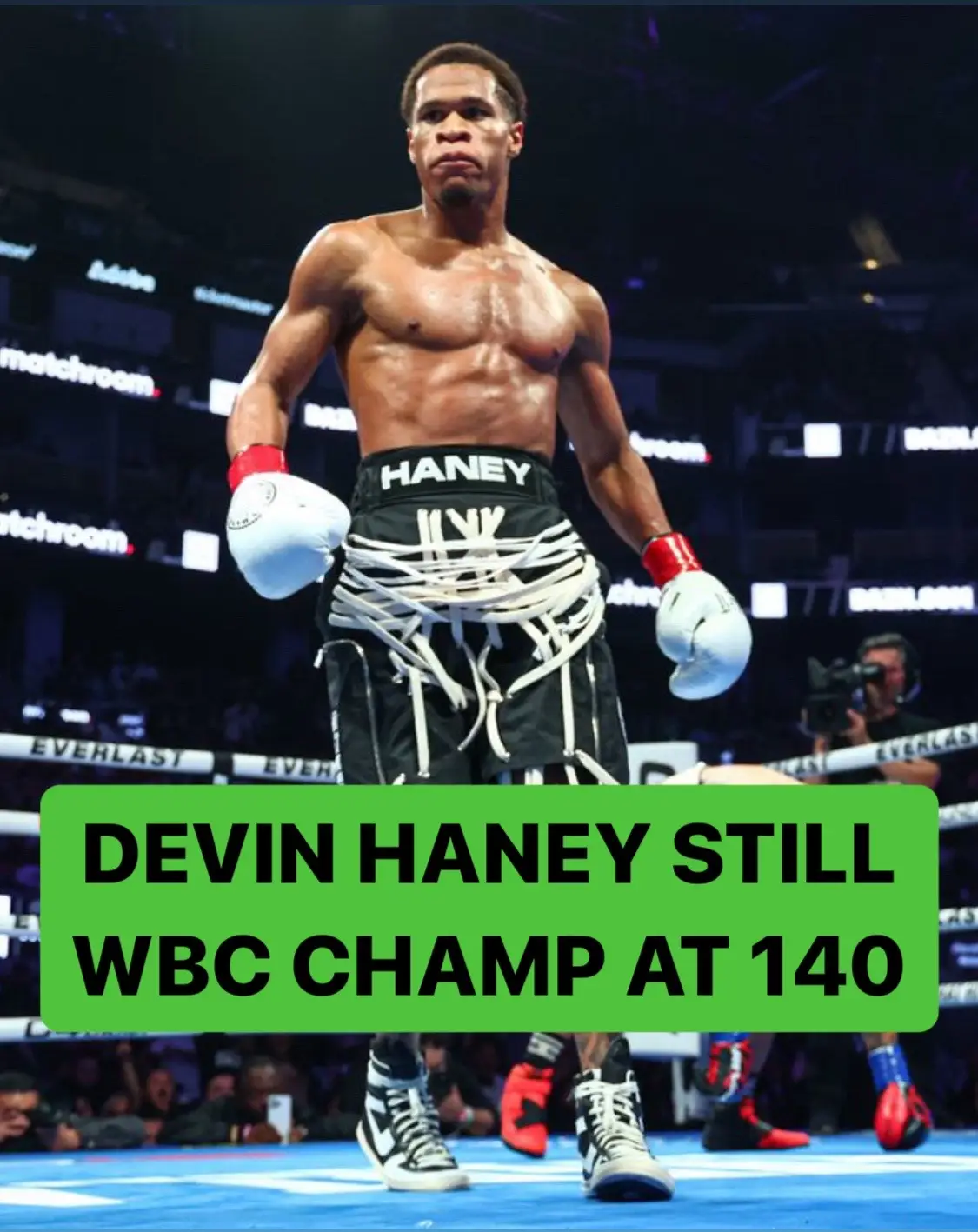 Devin’s still the WBC champ at 140 because Ryan missed weight 👀 #devinhaney #ryangarcia #boxing 