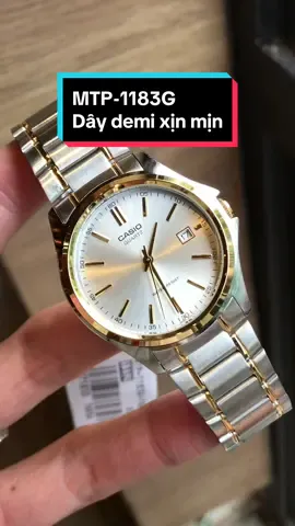 Một chiếc Cá si ô dây demi cực rẻ mà thiết kế lại quá dễ đeo. HSSV đều có thể sở hữu nha #thachtaynho #decwatch #mtp1183 #mtp1183g #donghonam #donghogiahssv #xuhuong 