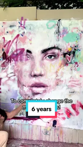 6 years later this is still mh life and im so lucky 🥰🥰 #art #arttok #artistsoftiktok #portaitpainting #painting 