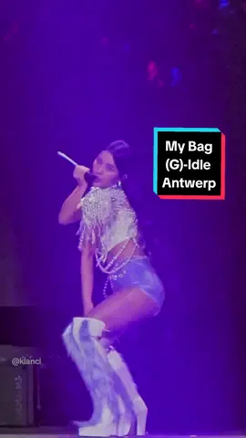 MADAM IM ON THE FLOOR IM NOT YOUR STRONGEST SOLDIER - (G)-Idle performing My Bag at the Music Bank in Antwerp in Belgium, Europe @official_gidle  #Antwerpen #Anvers #Sportpaleis #kpop #fyp #foryoupage #foryou #dance #art #music #fashion #kpopfyp #cover #singer #korea #viral #(여자)아이들 #Idle #아이들 #Gidle #Soyeon #Miyeon #Minnie #Yuqi #Shushua #Neverland #소연 #미연 #민니 #우기 #슈화 