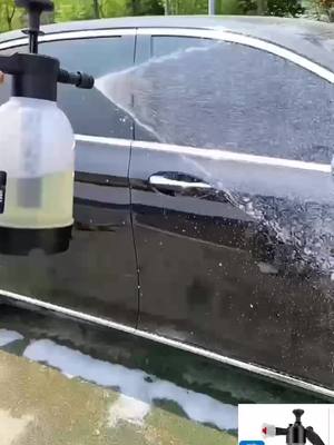 Foam pot for household car wash. High pressure car wash foam sprayer manual air pressure sprayer Car and home dual-purpose car wash 2L watering sprinkler kettle#Car wash#Automotive supplies#Car good things recommended#Foam car wash pot#fyp #Car #tiktok 