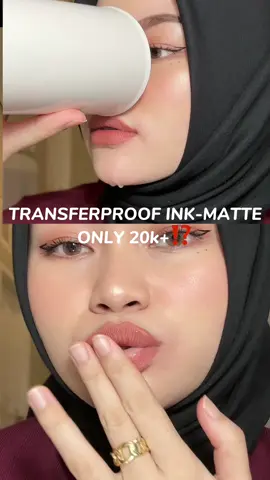 demi apapun aku udah pake makan tapi tetep stain dong⁉️😍  #fyp #makeupreview #inkmattelipcream #makeup 