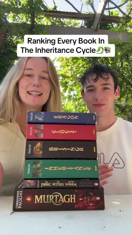 this is max’s fave series and he will hear no criticisms so beware #eragon #theinheritancecycle #eldest #brisingr #inheritance #murtagh #christopherpaolini #paolini #BookTok #bookranking #Inverted 