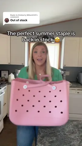 Replying to @Kimberly Miller6143 its back in stock!!! Get yours before it sells out! #tiktokshop #summertime #beachbag 