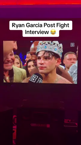 Ryan Garcia Post Fight Interview 😂 #ryangarcia #garciavshaney #interview #boxing 