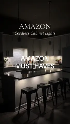 In my 'Lightening' list on my Amazon Storefront 💡, this little gem is wireless and comes with batteries already inserted. Just stick it under your cabinets, and voila! It offers three different light colors and looks really nice. In love with my kitchen’s new look🥰 #amazonfind #kitchendesign #KitchenHacks #amazonmusthaves #amazonstorefront #amazonhome #kitchenorganization #homelighting 