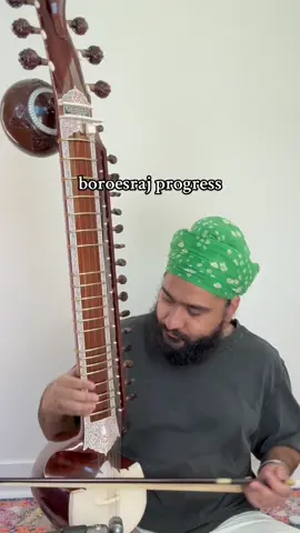 Still a long way to go. So grateful to my friend, Debayan Majumdar @debayan.majumdar.esraj on gram for teaching me this composition #esraj #tabla 