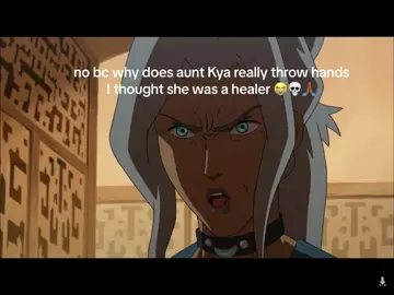 This isn’t my usual content but aunt kya cleared even tho she lost 🌚😭💀 #viral #thelegendofkorra #korra #kya #aunt #waterbender #airbender
