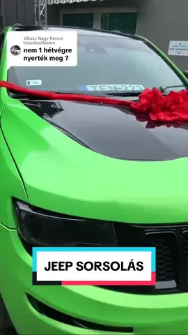 Válasz @Nagy Rencsi részére SMASH JEEP SORSOLÁS 2022. 🫶🏻 #smash #jeep #magyartiktok 