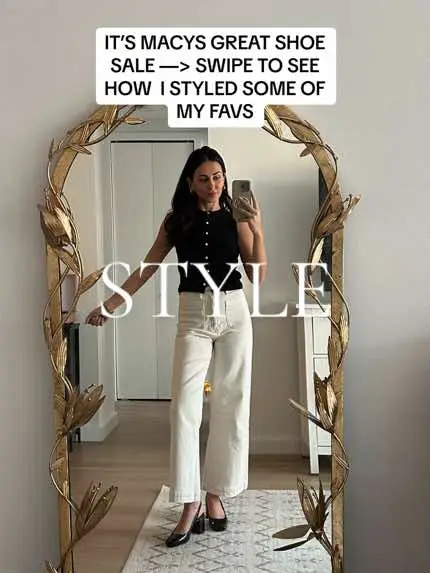still a couple hours to shop the @Macy’s great shoe sale! #thegreatshoesale #macysstylecrew #iworkatmacys  shop my link in bio ✨  Anne Klein Laney Sling Back Sandals I.N.C Emory Slide Pumps 
