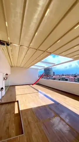 Terasınızda pergola tente ile gölgenin tadını çıkartın #pergola #pergolatente #kervantente #awning 