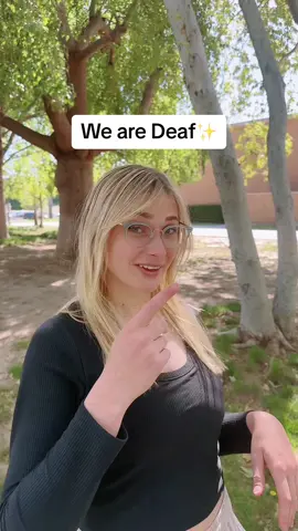 Just Deaf things of course😅 ✨ #deaf #asl #signlanguage (with Harold Foxx🔥) 