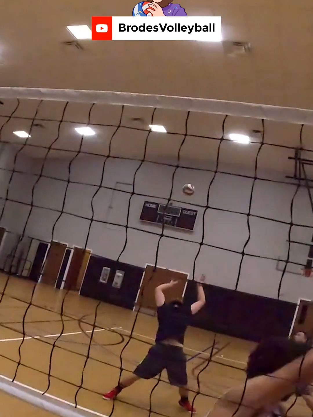 Hitting Hard Through The Passers Hands! #volleyballgame #volleyball #volleyballplayer #volleyballlovers #volleyballtime #coedvolleyball #goprovolleyball #gopro #haikyuu #brodesvolleyball