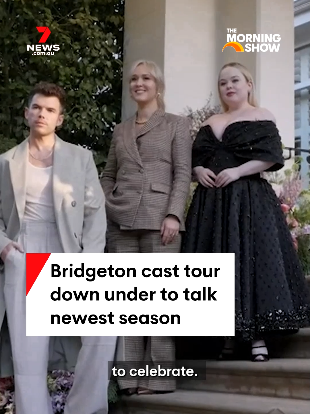 The stars of Bridgerton S3 kick off their world press tour in Australia. Bridgerton Part One hits Netflix May 16. #Bridgerton #Bridgertonseason3 #NicolaCoughlan #celebnews #7NEWS