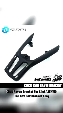 Click Raven Bracket For Click 125/150 Tail box Box Bracket Alloy under ₱616.42 Hurry - Ends tomorrow!#tailboxbracket#bracket#motorcyclerider #riders #motorcycleaccessories #fyp #foryoupage 