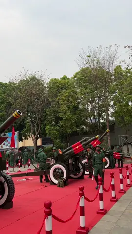 15 dàn pháo chào mừng tại lễ kỉ niệm 70 năm chiến thắng Điện Biên Phủ #70namchienthangdienbienphu #xuhuongtiktok #dienbien 
