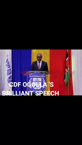 #CDF OGOLLA'S BRILLIANT SPEECH  #LIFE IS FINITE