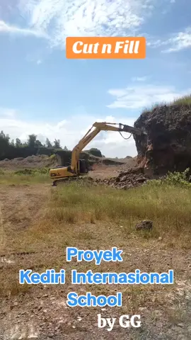 Cut n Fill Sudah Dimulai Di Area Pembangunan Sekolah Internasional di Kediri, Kediri Semakin Maju ,kulon kali dadi Kutho