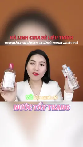 Hà Linh REVIEW NƯỚC TẨY TRANG BIODERMA và La Roche-Posay chia sẻ liệu trình trị mụn ẩn, mụn đầu đen, da sần sửi nhanh và hiệu quả!!!DA TRƠN LÁNG CHỈ SAU 2 THÁNG !!! #halinhreview #halinhofficial #trimunan #mundaudenmui #dasansui #trimunantoanhieuqua #nuoctaytrang#nuoctaytrangbioderma#nuoctaytranglaroposay