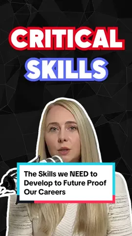 The skills we need to develop to future proof our #careers #careertiktok #jobtips #skills #softskills #jobinterview 