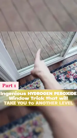 Ingenious HYDROGEN PEROXIDE Window Trick that will TAKE YOU to ANOTHER LEVEL 💥 (cleaning motivation) #trick #trickshot #tips #foryou