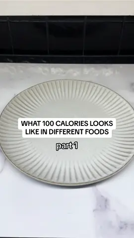WHAT 100 CALORIES LOOKS LIKE IN DIFFERENT FOODS! this isnt to say just eat only high volume foods and brocolli, but rather an informative insight, especially if the concept of calories is something you’re new to you!  #calories #caloriecomparison #caloriedeficit #flexibledieting #lowcalorie #caloriesinfood #fyp #food #Fitness