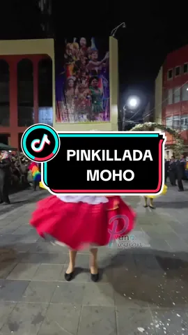 HERMOSA CHOLITA MOHEÑITA  PINKILLADA MOHO FESTIVIDAD VIRGEN DE LA CANDELARIA #candelariaautoctonos #PERU #candelaria2024 #punoperú #puno #candelaria 