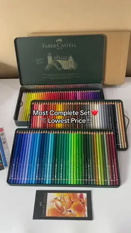 Everyone's dreamed color pencils 🥹❤️ #fabercastell #fabercastellpolychromos #coloredpencil 