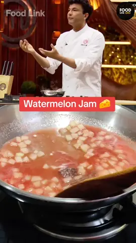 Watermelon jam 🧀 🍘#viral #watermelon #jam #indianrecipes #masterchef #viralvideo #fypシ #fyp #foryoupage 