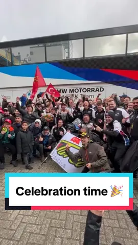 Sharing the emotions of your first win at Assen with your incredible supporters is truly something else 🫶 #DutchWorldSBK 🇳🇱  #WorldSBK #motorcycle #Motorsport #racing #sportsontiktok 