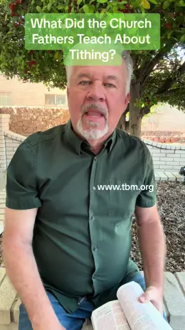 What did the church fathers teach about tithing? #tithing #tithe #tithes #tithesandofferings #offering #offerings #jesuschrist #law #grace #jesusteachings #theology #hermeneutics #christian #christianity #church #churchfathers #origen #churchhistory #churchcouncils #fyp 