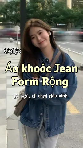 Áo Khoác Jean Form Rộng Style Hàn, giá hạt dẻ 🌰#xuhuong #review #aokhoacjean #viral #boriviu303 