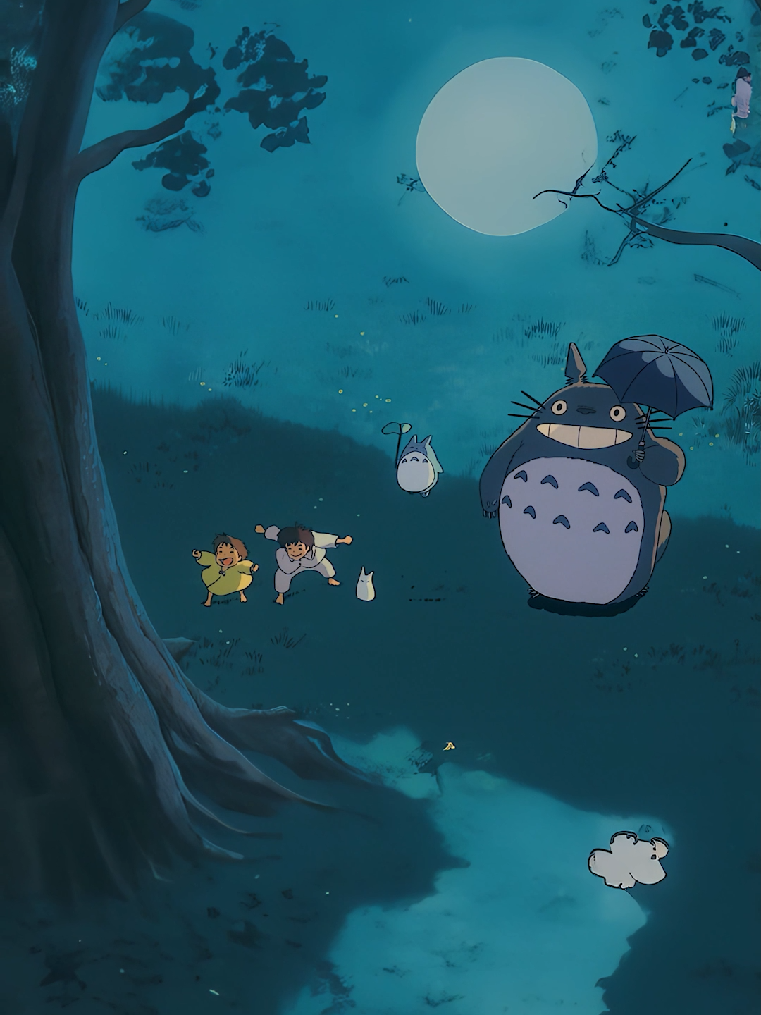 Mr. totoro sweet world. 😍 #studioghibli #myneighbortotoro #aesthetic