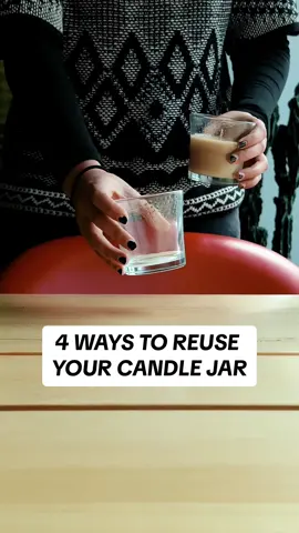 Celebrating Earth Day with some candle jar hacks 🌱 What’s your favorite way to reuse your jars? #Sustainability #PlantTok #candletok #repurpose 