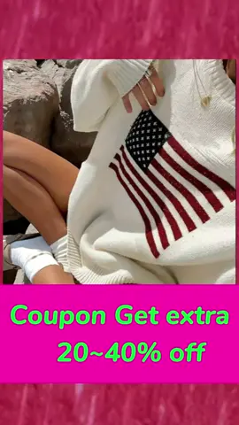 #americanflagsweater #viralsweater #TikTokShop #tiktokshopreview #momlife #tryon #tryonhaul