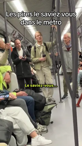 Le saviez vous : le premier le saviez vous avec le boss @Charlie Haid est la vidéo la plus vue de mon tiktok #prank #metro #lyon #lesaviezvous #inconnu #timide #anxietesocial #livre 