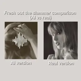 It turned out so different😭 #taylorswift #ttpd #fots #freshouttheslammer #ai #swiftie #THETORTUREDPOETSDEPARTMENT #fyp #comparsion #taylornation #swiftietiktok 