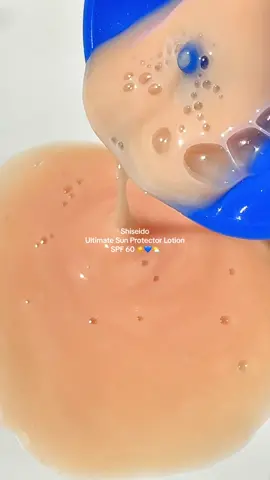 Shiseido Ultimate Sun Protector Lotion SPF 60 ☀️💙🌤️  #giftd_by_shiseido #ultimatesunpro #asmrskincare #ugcskincare #ugcbeauty @SHISEIDO @Skeepers 