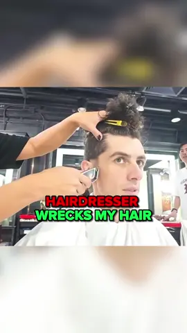 This hairdresser in Thailand wrecks my hair 💇‍♂️✂️