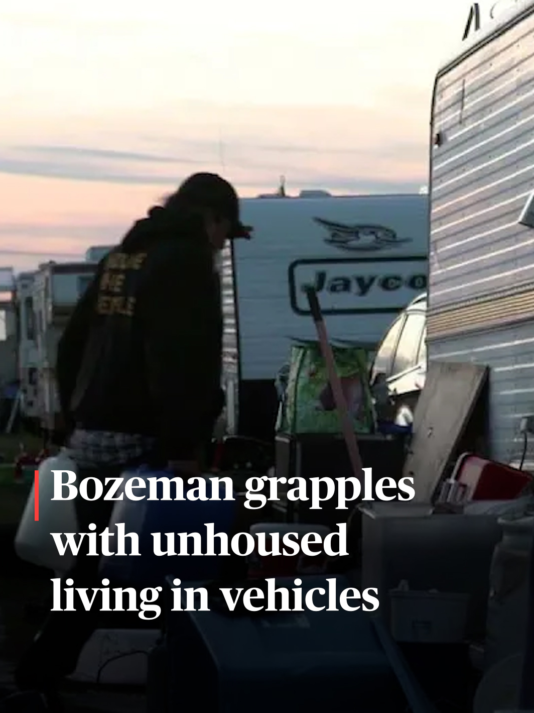 Montana city grapples with rise of unhoused people living in vehicles In some cities with growing numbers of people experiencing homelessness, the issue goes beyond encampments in public places — they’re also coping with more people living in cars and RVs parked on city streets. City leaders in Bozeman, Montana, are dealing with the tensions brought on by this more visible display of homelessness. Joe Lesar of Montana PBS reports. #unhoused #homeless #montana #joeLesar #homelessness #pbsnews #pbsnewshour #news #carliving #economy