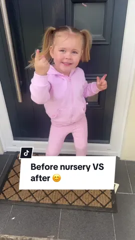Shes the funniest! Love her 🥰 change of bottoms again as she got wee on them in the toilet bless her 🩷 #fypシ゚viral #daughter #motherhood #beforevsafter #beforeandafter #babygirl #parentsoftiktok 