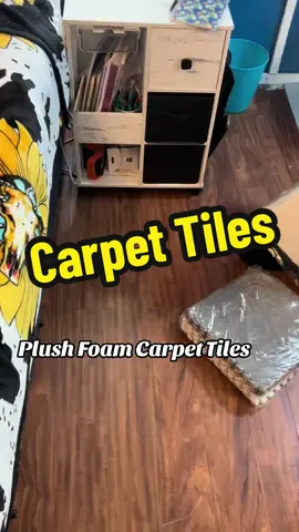 These plush Foam floor tiles are perfect for any room! #rug #carpet #carpettile #homedecor #honestreview 