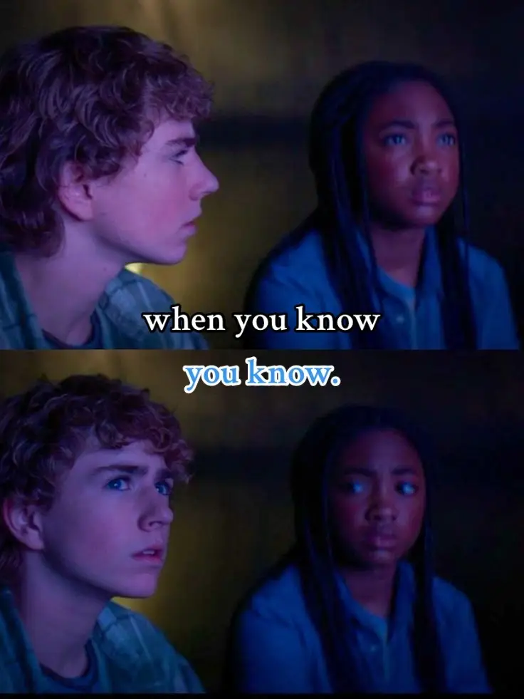 they way they look at eachother in the first one is insane || percabeth is percabething || #percyjackson #percyjacksonandtheolympians #herosofolympus #pjo #trialsofapollo #toa #camphalfblood #hoo #campjupiter #riordanverse #rickriordan #percabeth #annabethchase #leahsavajeffries #walkerscobell #disney 