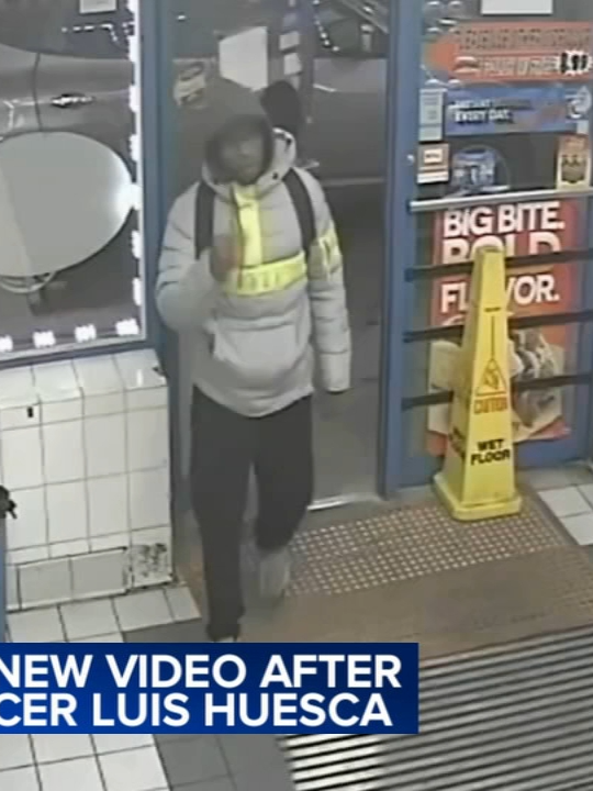 Chicago police released video of an "armed and dangerous" person they are looking for in connection with the fatal shooting of Officer Luis Huesca. #news #chicago #luishuesca #chicagopolice