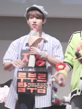 please never stop giving him those pretty flower ☹️ #hanjisung #han #straykids #skz 