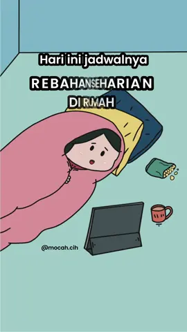 Waktunya rebahan di rumah #mocahcih#animasilucu#kartunlucu#kartunanimasi#kartunstory#dailylife#funnyvideos