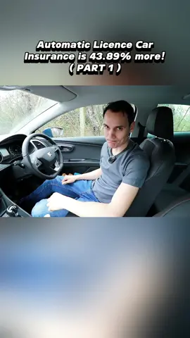 PART 1 : Automatic Licence Car Insurance is 43.89% more! #video #conquerdriving #automatic #car #insurance #licence #more #learning #drive #fyp #challenge #foryou #viral #tiktok #uk #unitedkingdom 