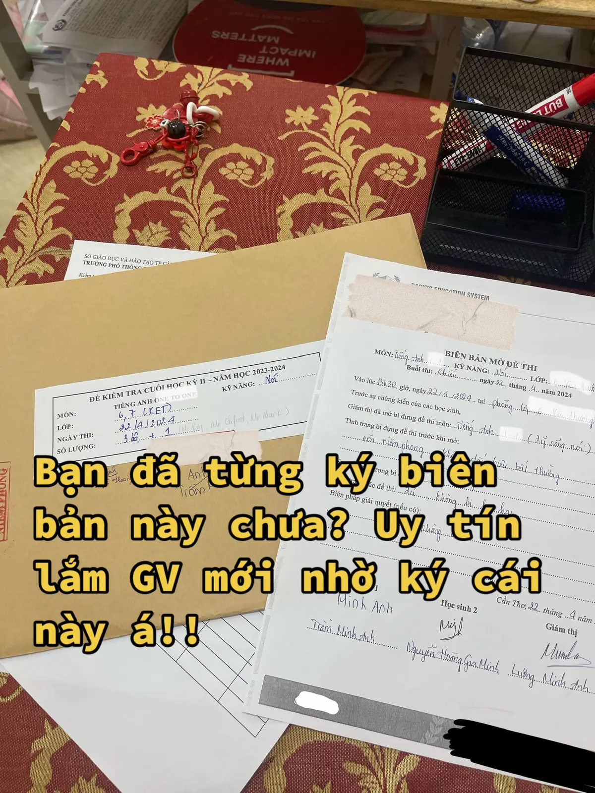 Tui hay thích chọn những bạn nhìn mặt “uy tín” để ký vì không vì lý do nào cả!!#fypシ #xuhuongtiktok ##giáoviên #viral #trending #giaitri 